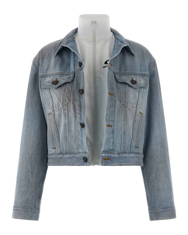 [Balenciaga] Denim Jacket FW25 849904TTW744200