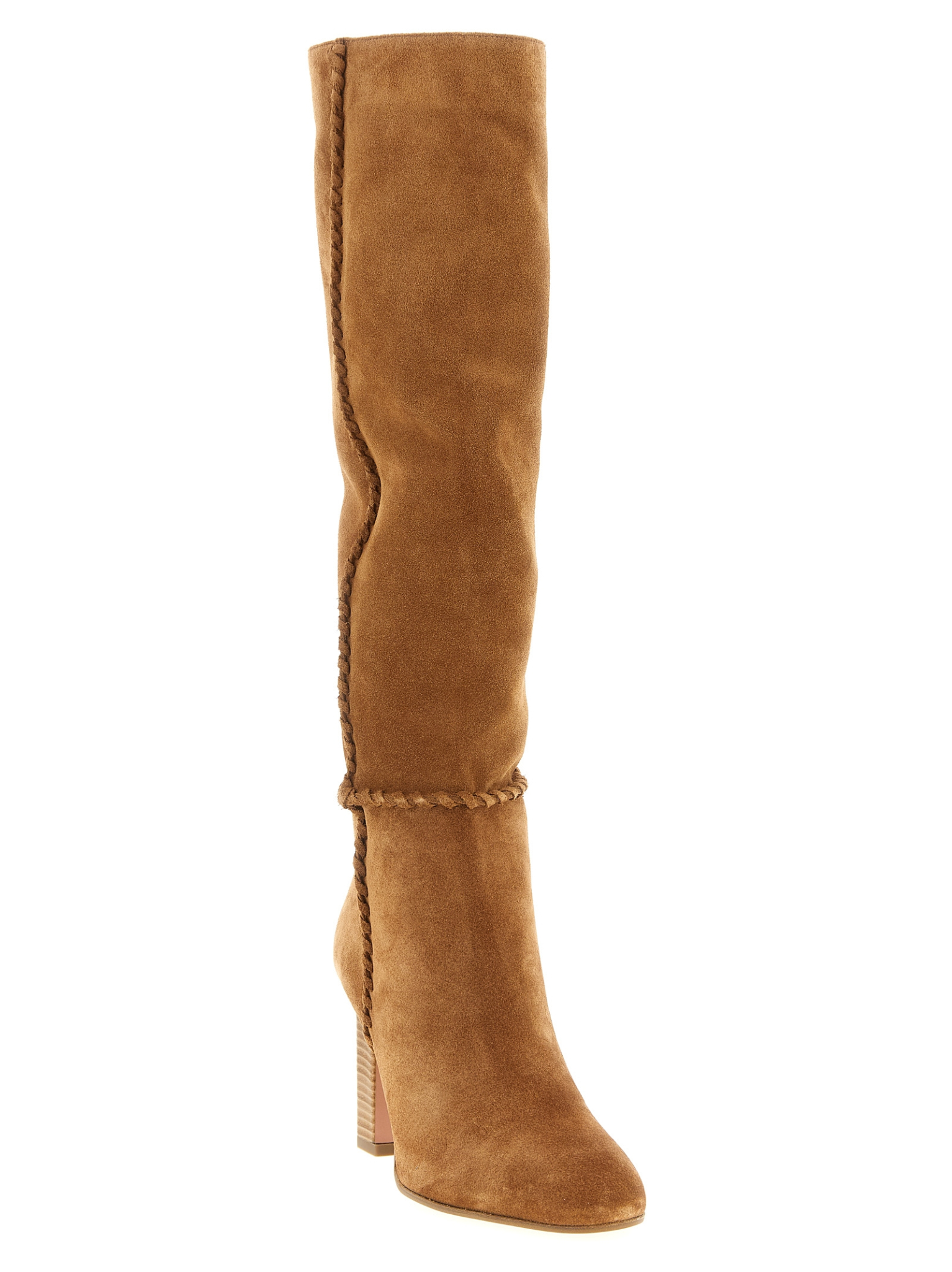 [Aquazzura] Long Boots FW25 IDYMIDB1SCRCAMEL