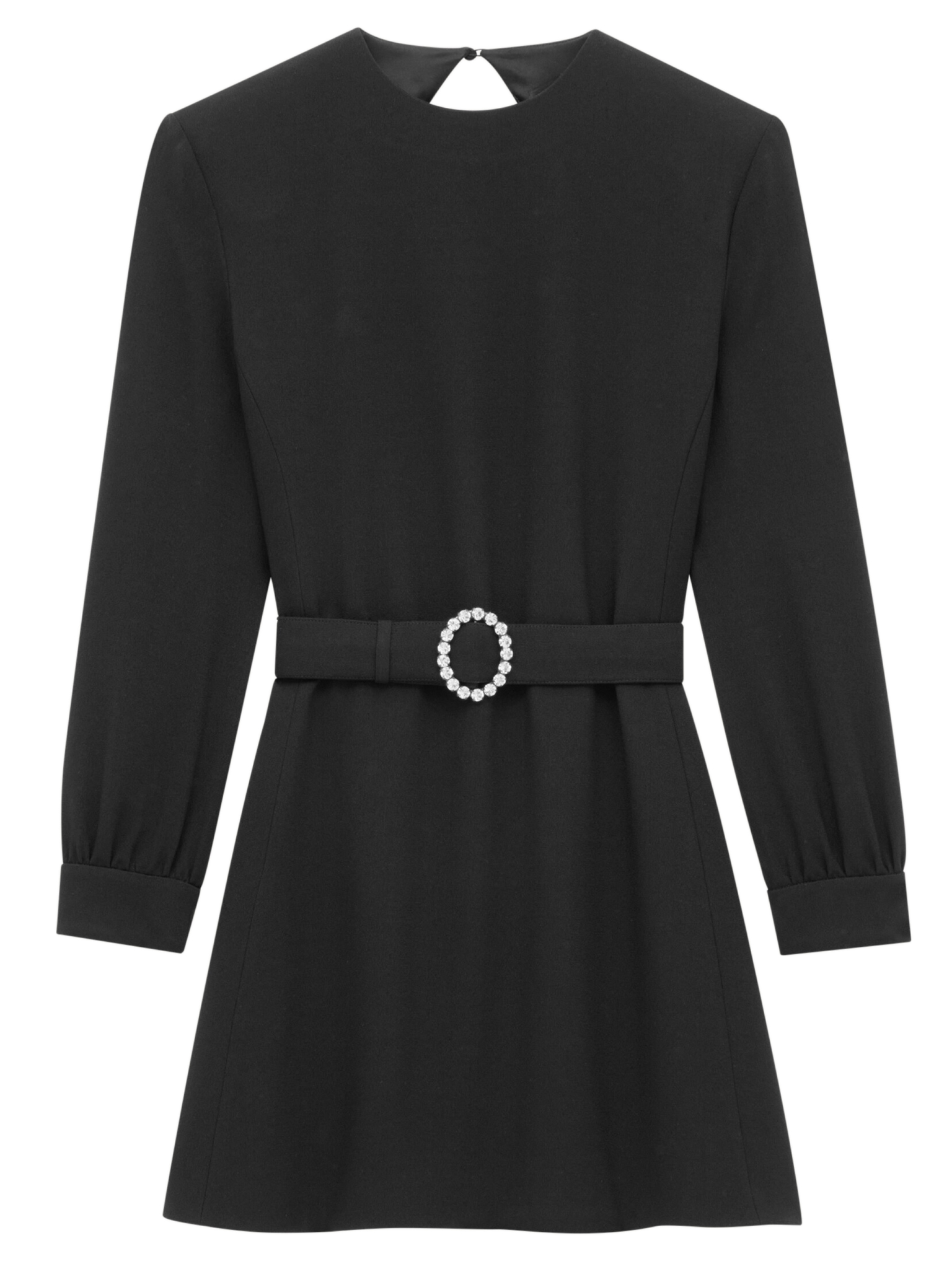[Saint Laurent] Long sleeve dress FW25 819619Y012W1000