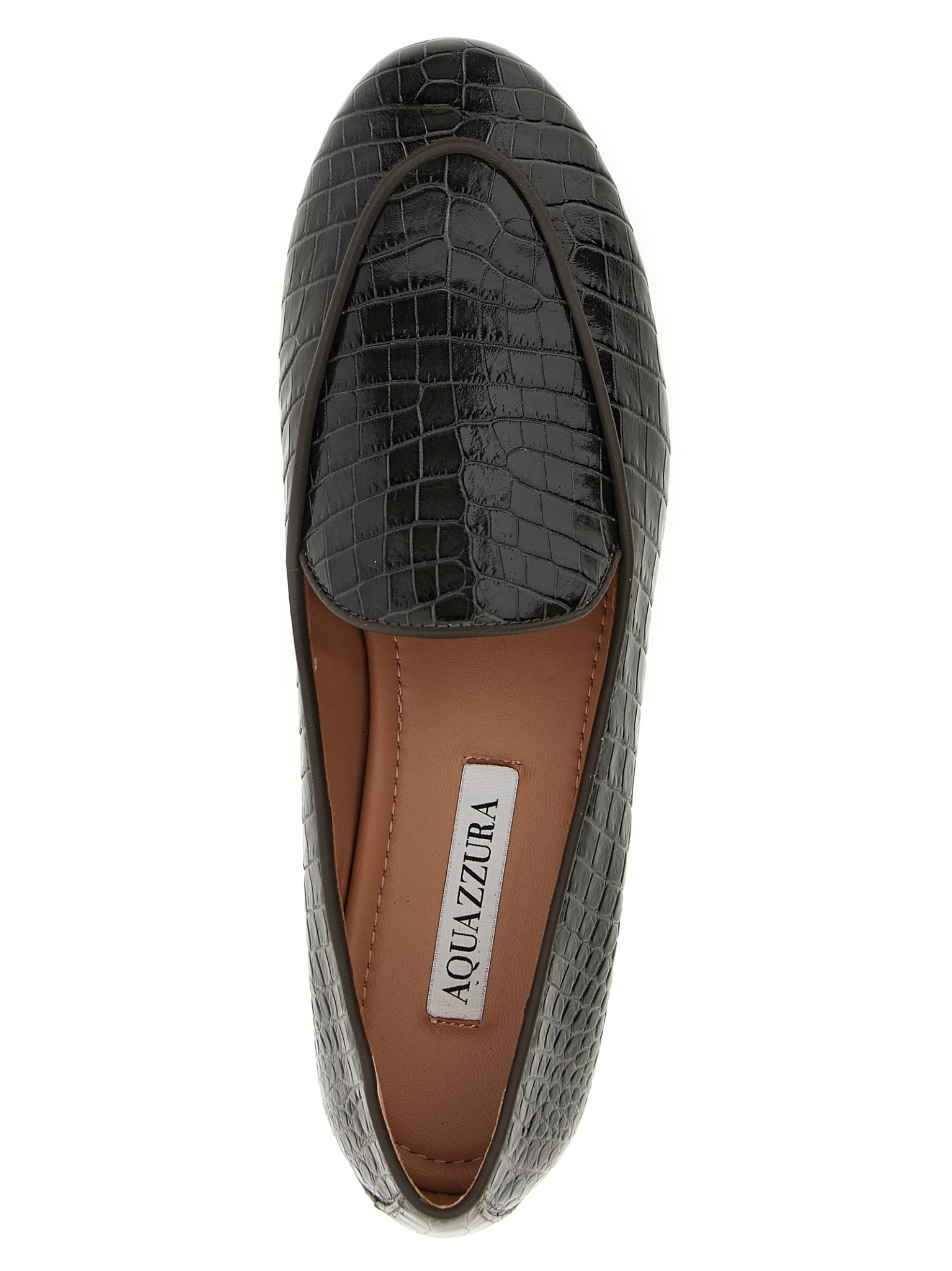 [Aquazzura] Loafer FW25 GNNFLAM1CCNCHARCOAL