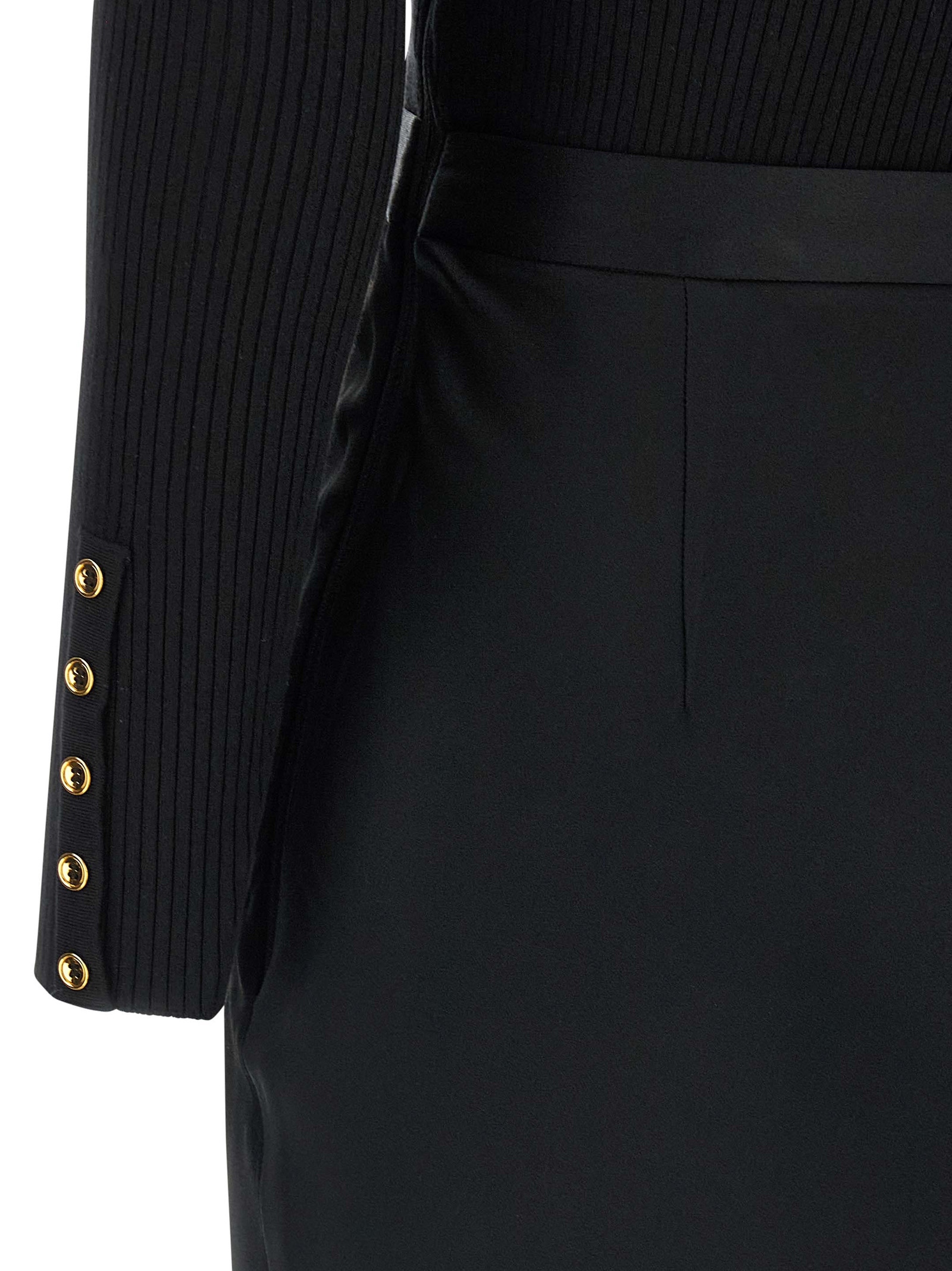 [ELISABETTA FRANCHI] Long sleeve dress FW25 AM06B56E2110