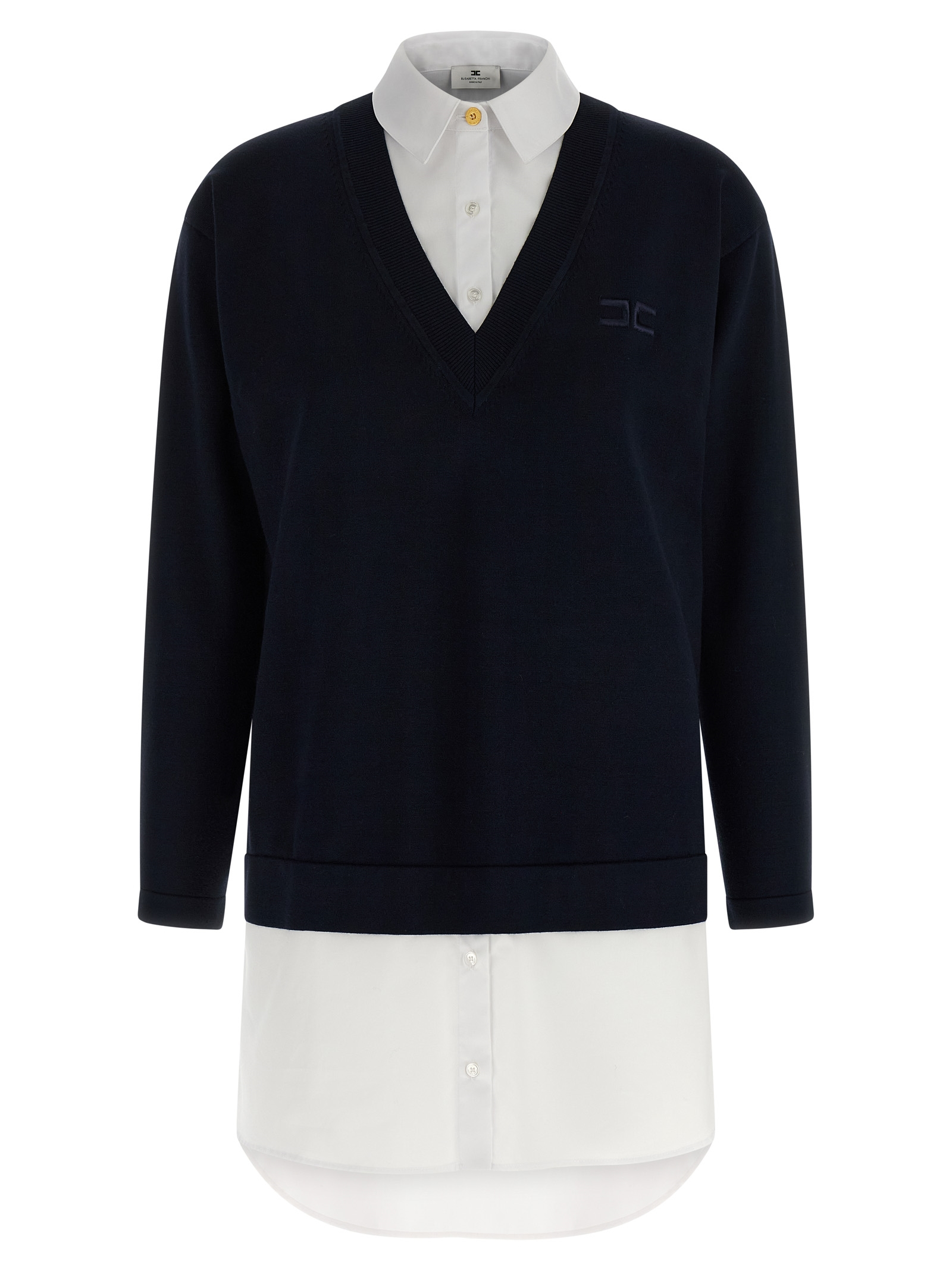 [ELISABETTA FRANCHI] Long sleeve dress FW25 AM09T56E2EF7