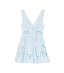 [SELF PORTRAIT] Sleeveless dress FW26 PF26018SBLBLUE
