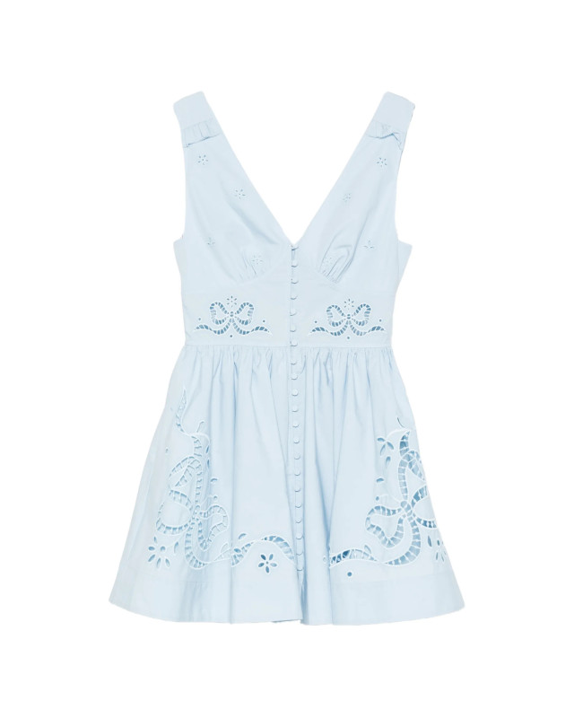 [SELF PORTRAIT] Sleeveless dress FW26 PF26018SBLBLUE