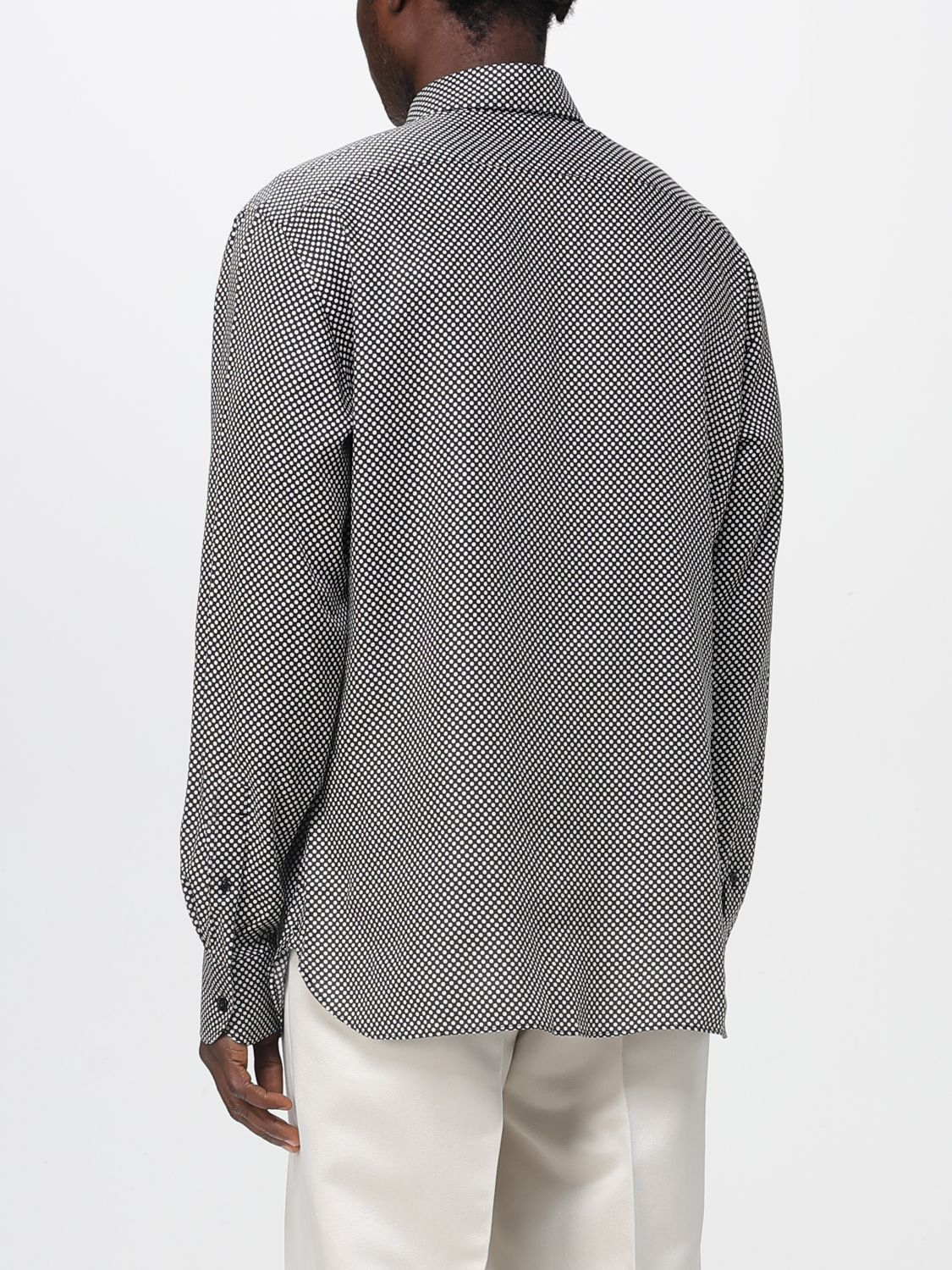 [Tom Ford] Shirts Long Sleeve FW25 HRN001FMT060 ZBLEC