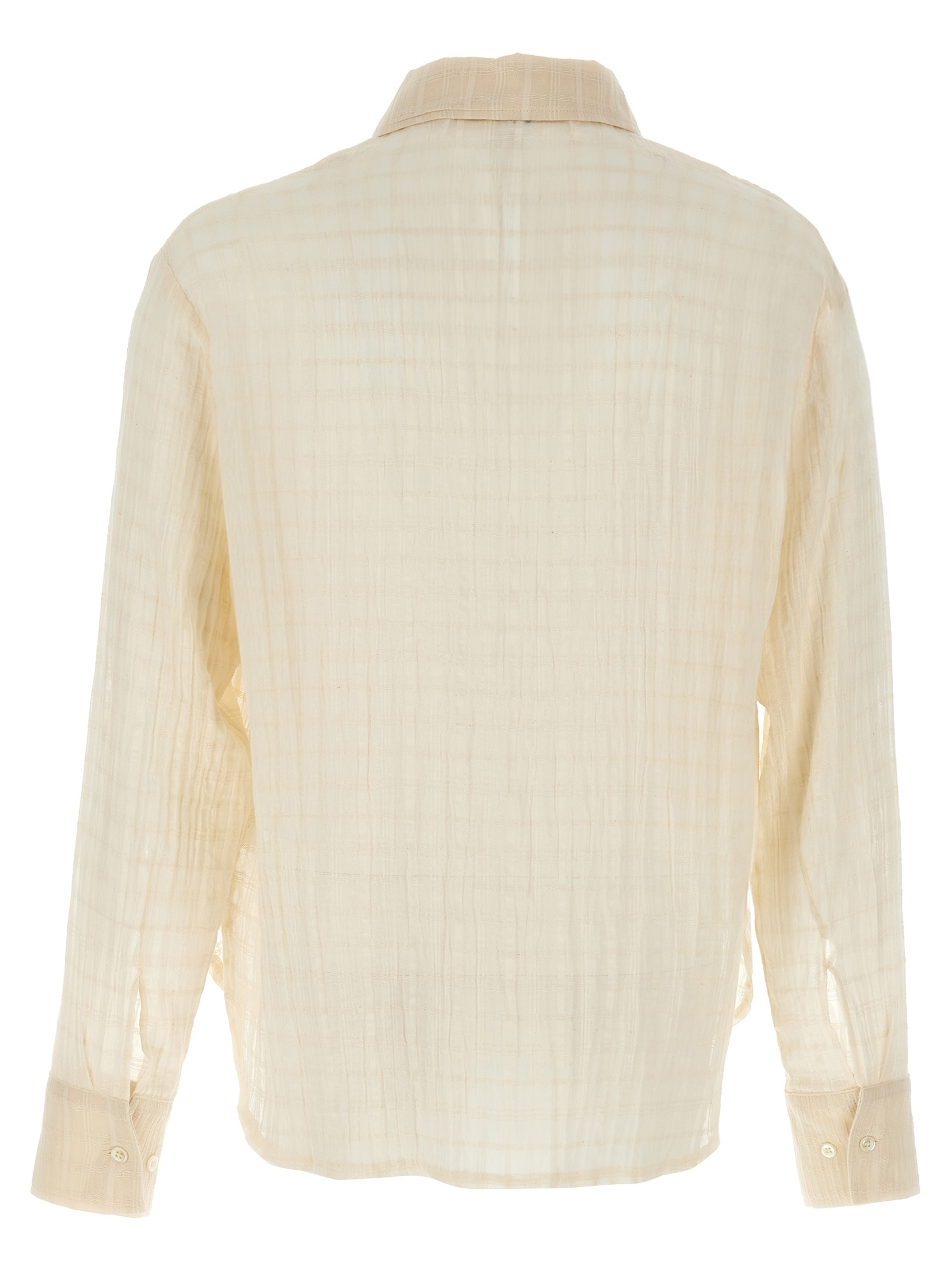 [Sefr] Shirts Long Sleeve FW25 MSS25IGNACIOCLOUDWHITECHECK