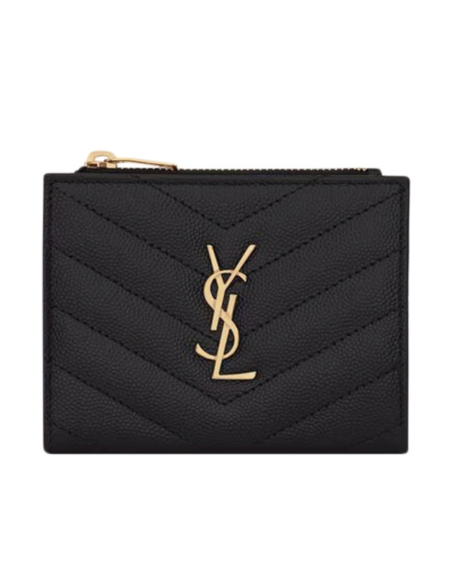 [Saint Laurent] Wallet FW26 575879BOW011000 BLACK