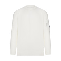 [C.P.COMPANY] Knitwear FW26 RFCMKN707A110149A103 GAUZE WHITE
