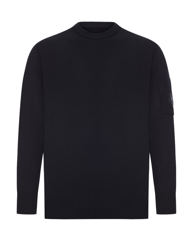 [C.P.COMPANY] Knitwear FW26 21CMKN069A005528A999 BLACK