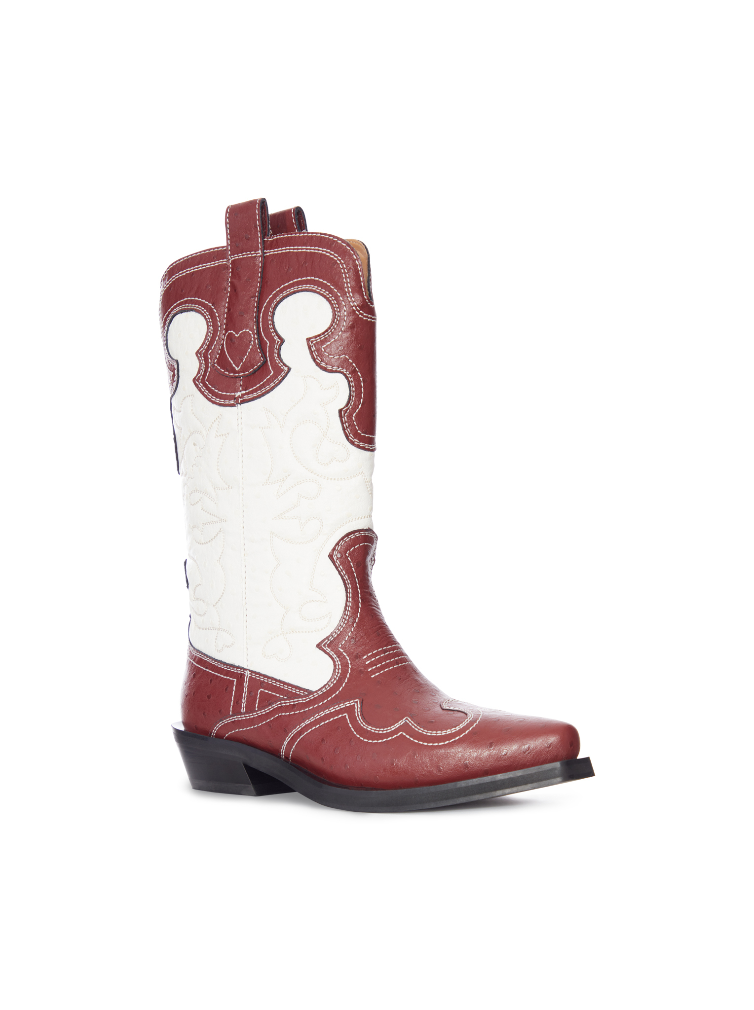 [GANNI] Boots FW26 D1010002007 BRICK RED