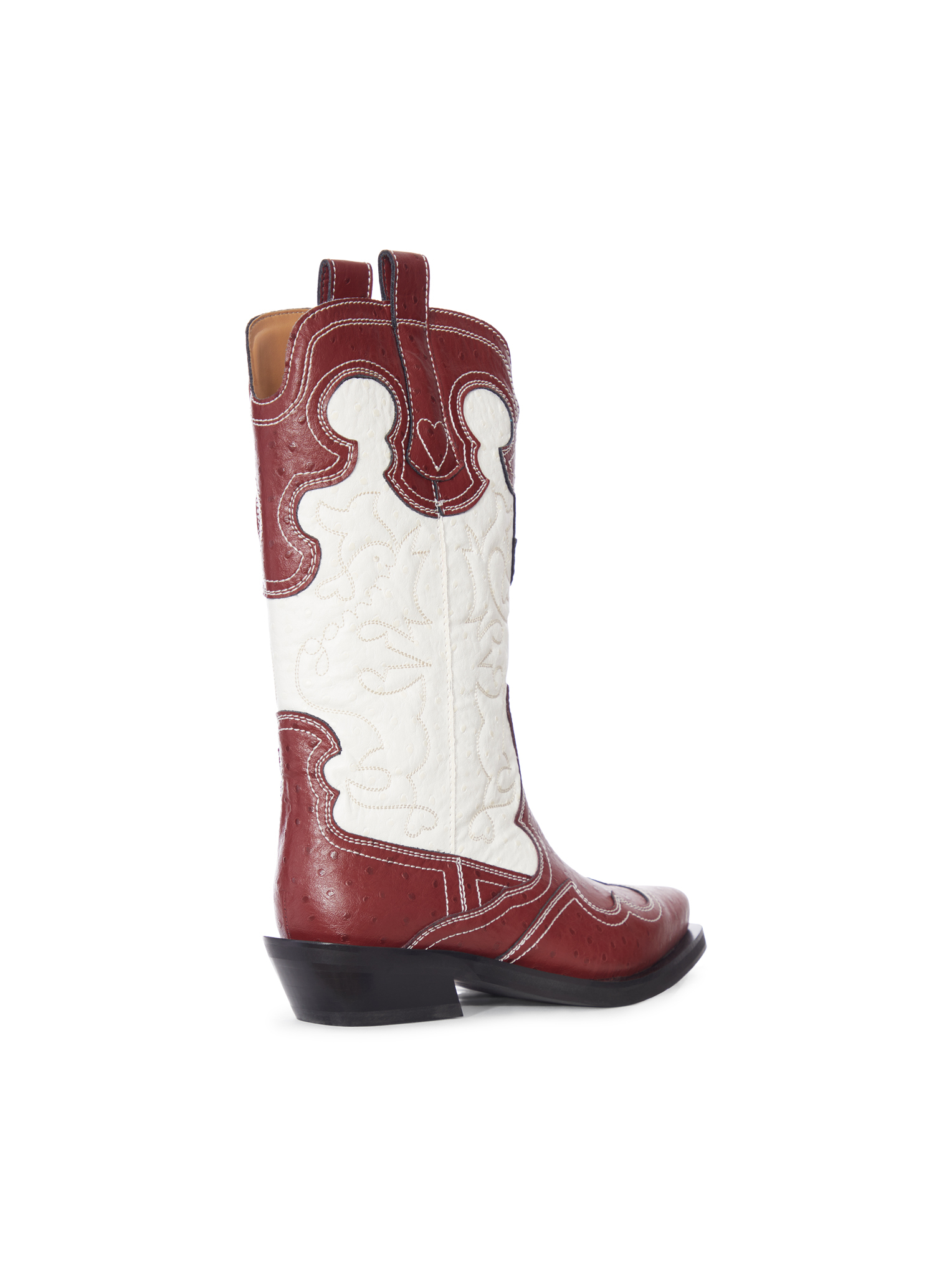 [GANNI] Boots FW26 D1010002007 BRICK RED