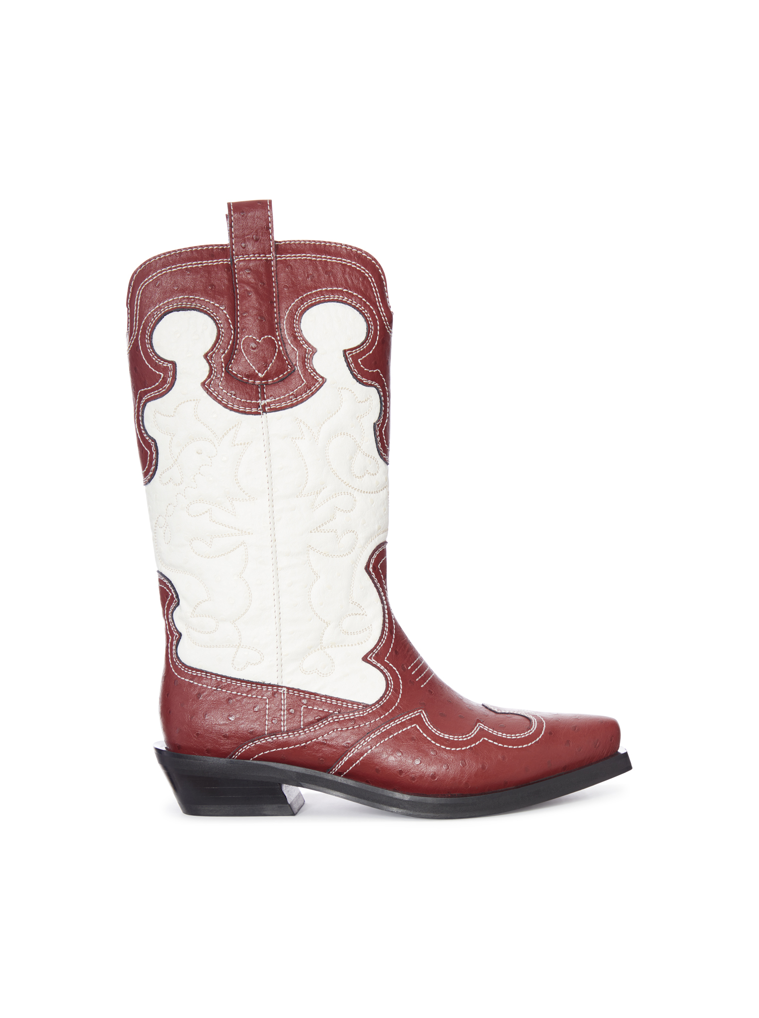 [GANNI] Boots FW26 D1010002007 BRICK RED
