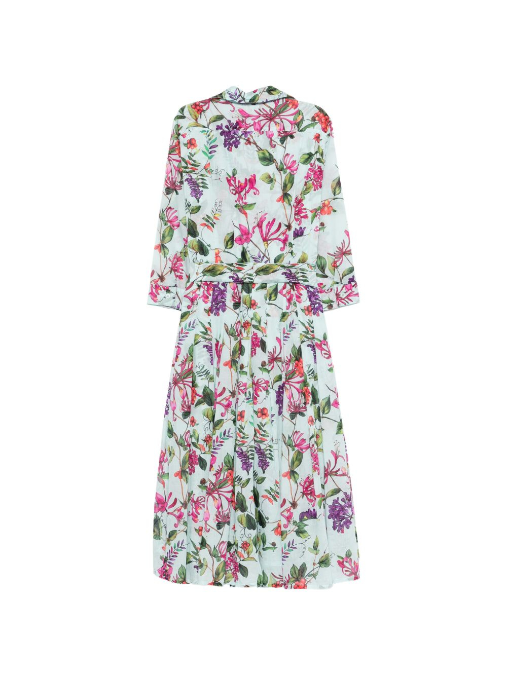 [Samantha Sung] Long sleeve dress SS26 AUDREYDRESSSHIRTGALERIESUMMERBOUQUETSOFTAQUA