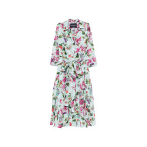 [Samantha Sung] Long sleeve dress SS26 AUDREYDRESSSHIRTGALERIESUMMERBOUQUETSOFTAQUA