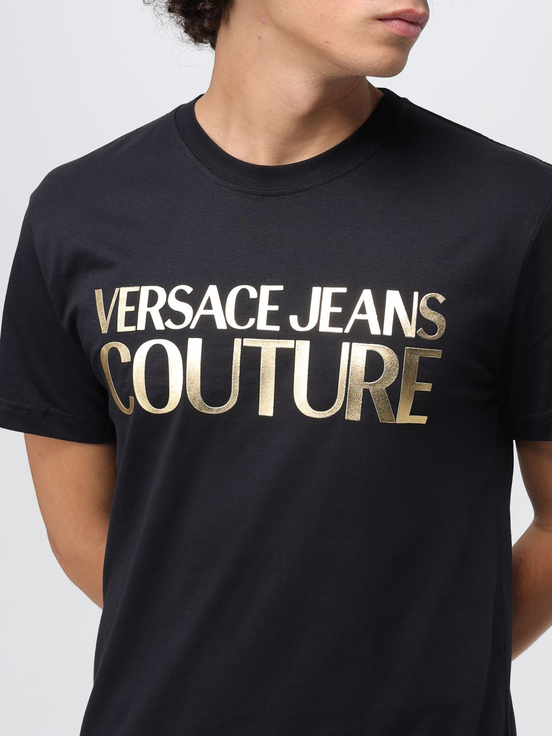 [VERSACE JEANS COUTURE] T-shirts Short Sleeve FW25 79GAHT05CJ00T G89
