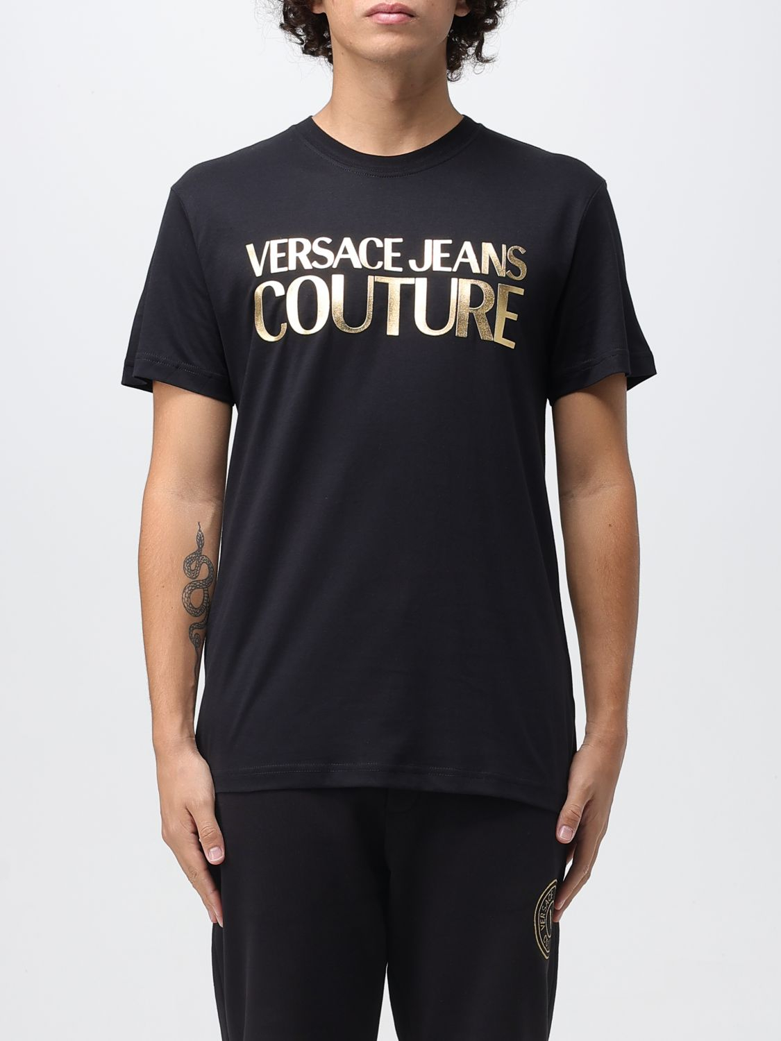 [VERSACE JEANS COUTURE] T-shirts Short Sleeve FW25 79GAHT05CJ00T G89