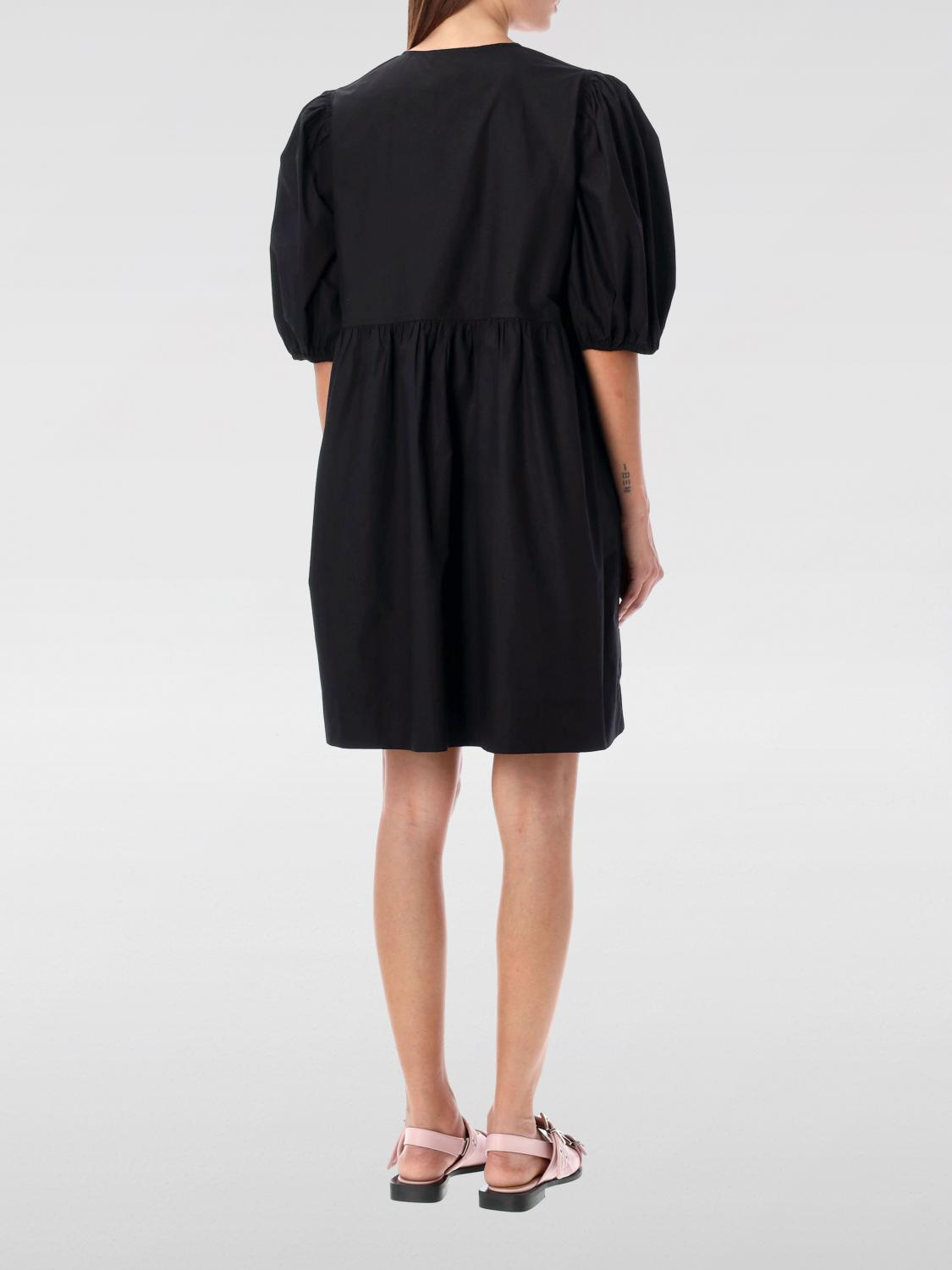 [GANNI] Short sleeve dress SS26 F90056479 099