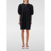 [GANNI] Short sleeve dress SS26 F90056479 099