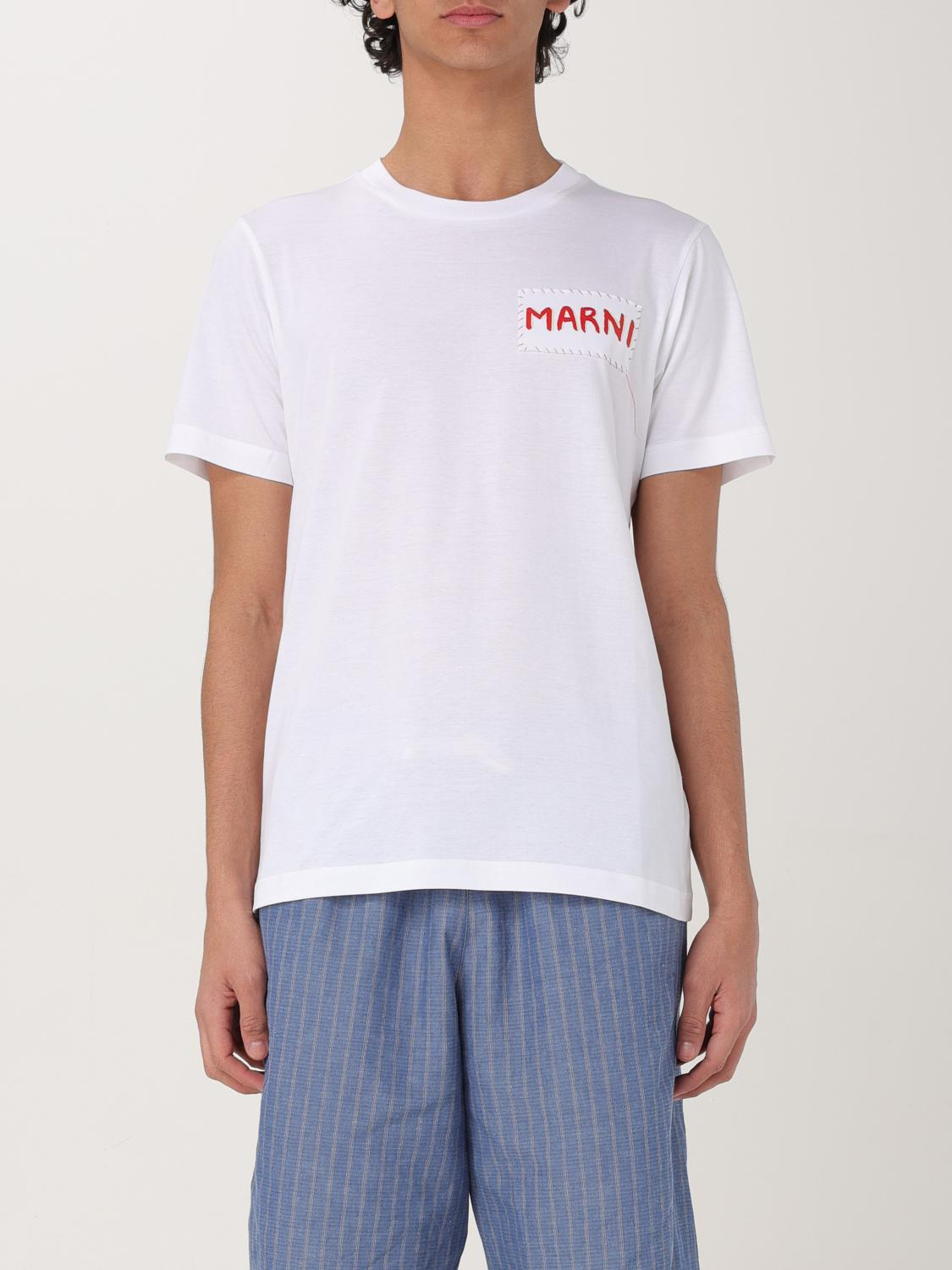 [Marni] T-shirts Short Sleeve FW25 HUMU0198X0UTC446 00W01
