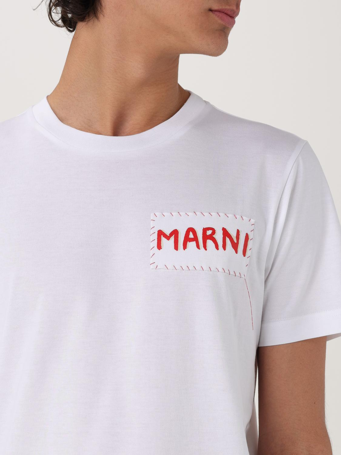 [Marni] T-shirts Short Sleeve FW25 HUMU0198X0UTC446 00W01