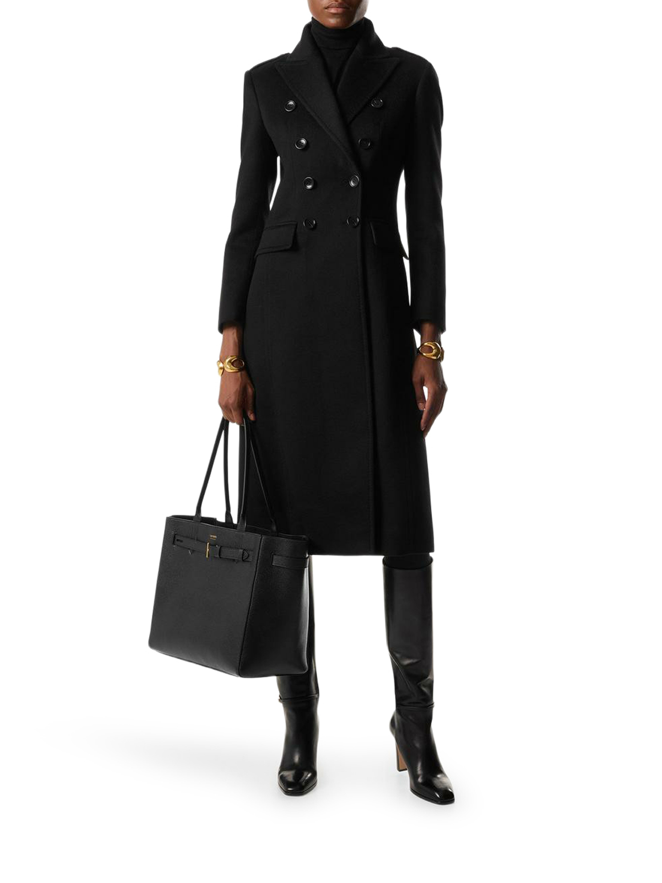 [Tom Ford] Tote bag FW26 L1809LCL429XNAA BLACK