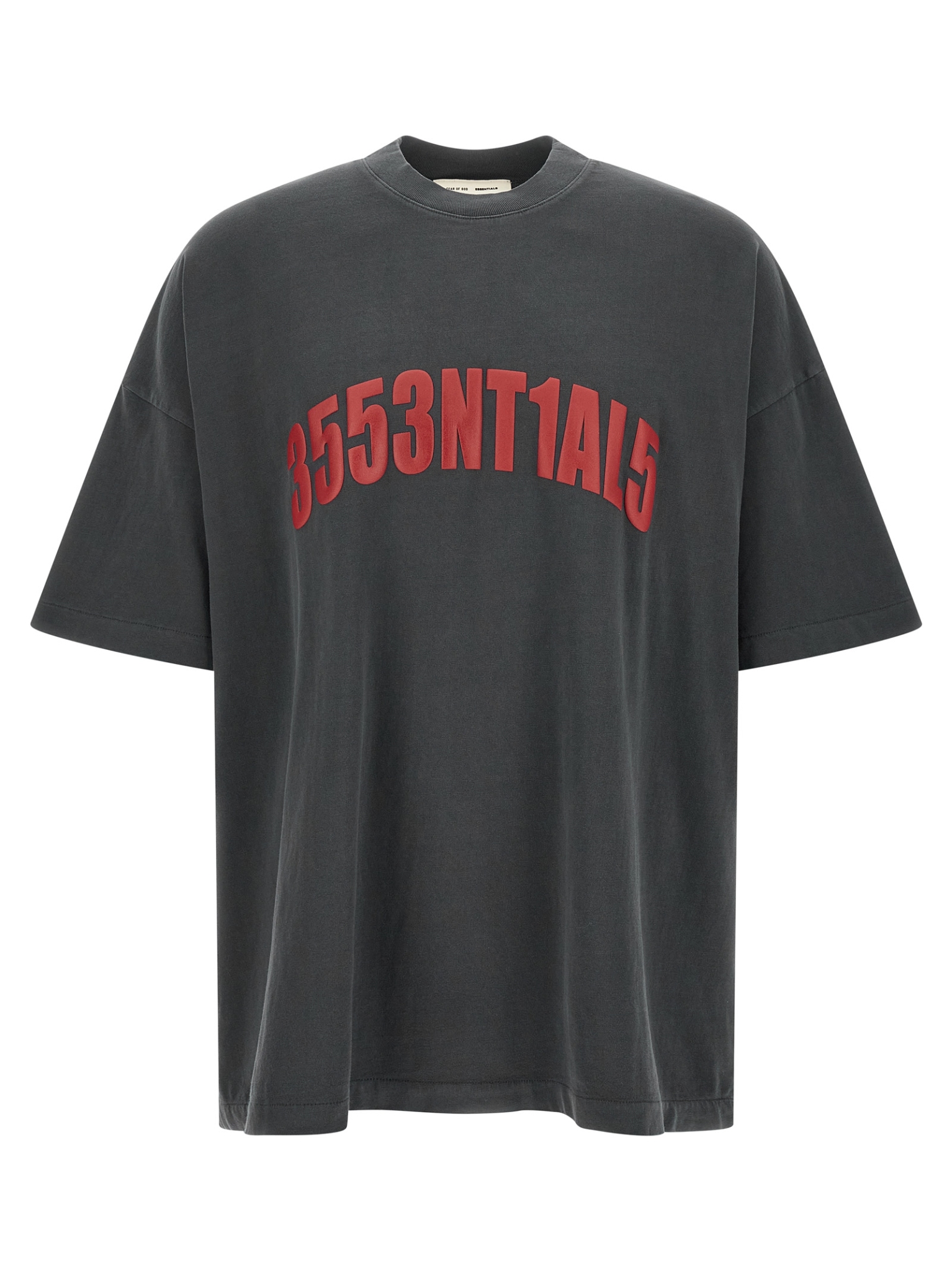 [FEAR OF GOD ESSENTIAL] T-shirts Short Sleeve FW25 125HO254562FIRONGREY