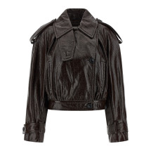 [SPORTMAX] Leather Jacket FW25 2522086063600002