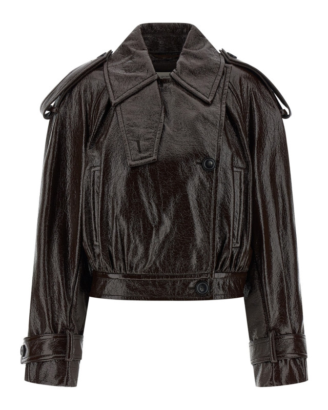 [SPORTMAX] Leather Jacket FW25 2522086063600002