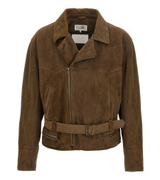 [MM6 Maison Margiela] Leather Jacket FW25 SH2AM0037M07012124