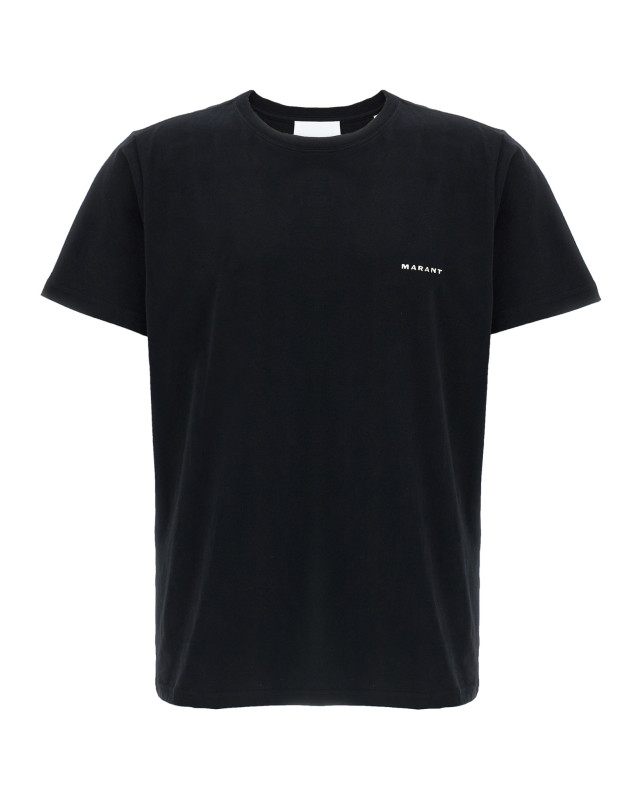 [MARANT] T-shirts Short Sleeve FW25 TS0047HAB3N13H01BK