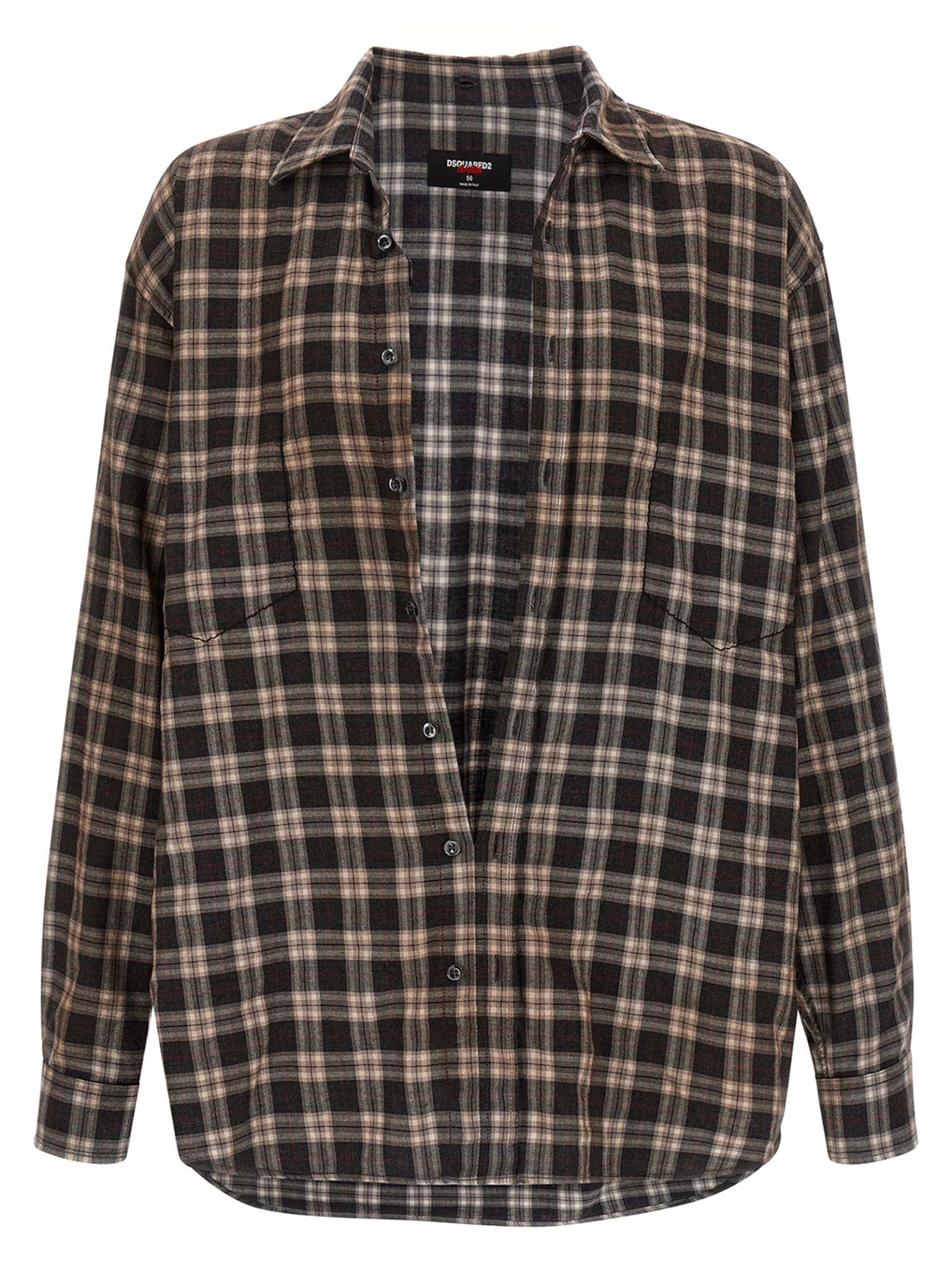 [Dsquared2] Shirts Long Sleeve FW25 S71DM0809D35307002F