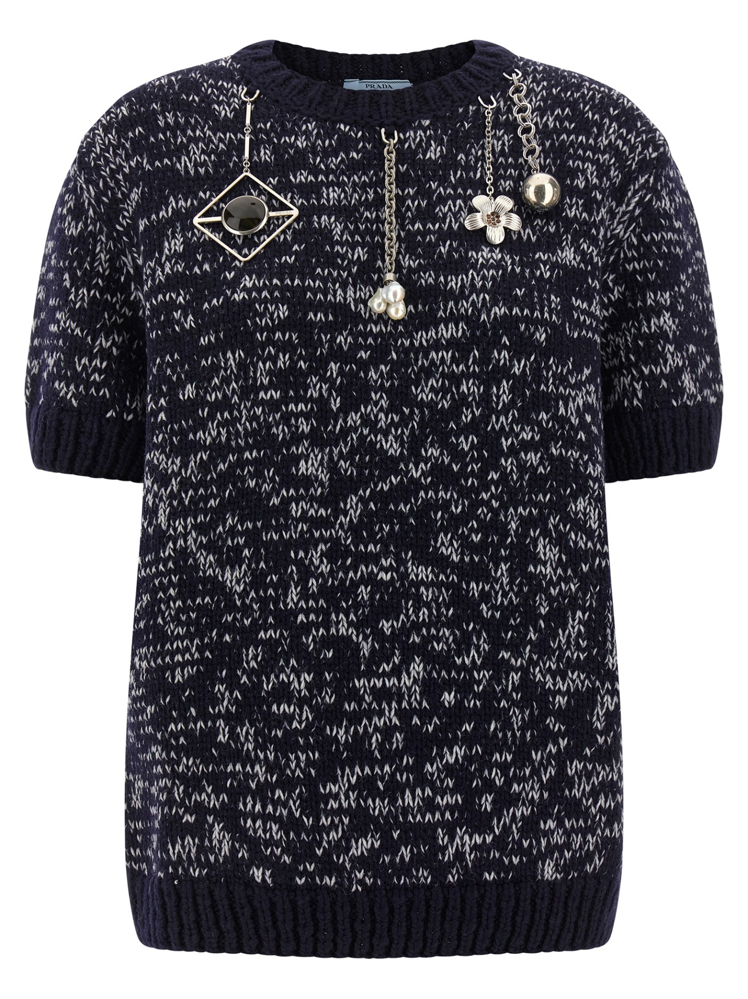 [Prada] T-shirts Short Sleeve FW25 P24U2ESOOO18HHF022X