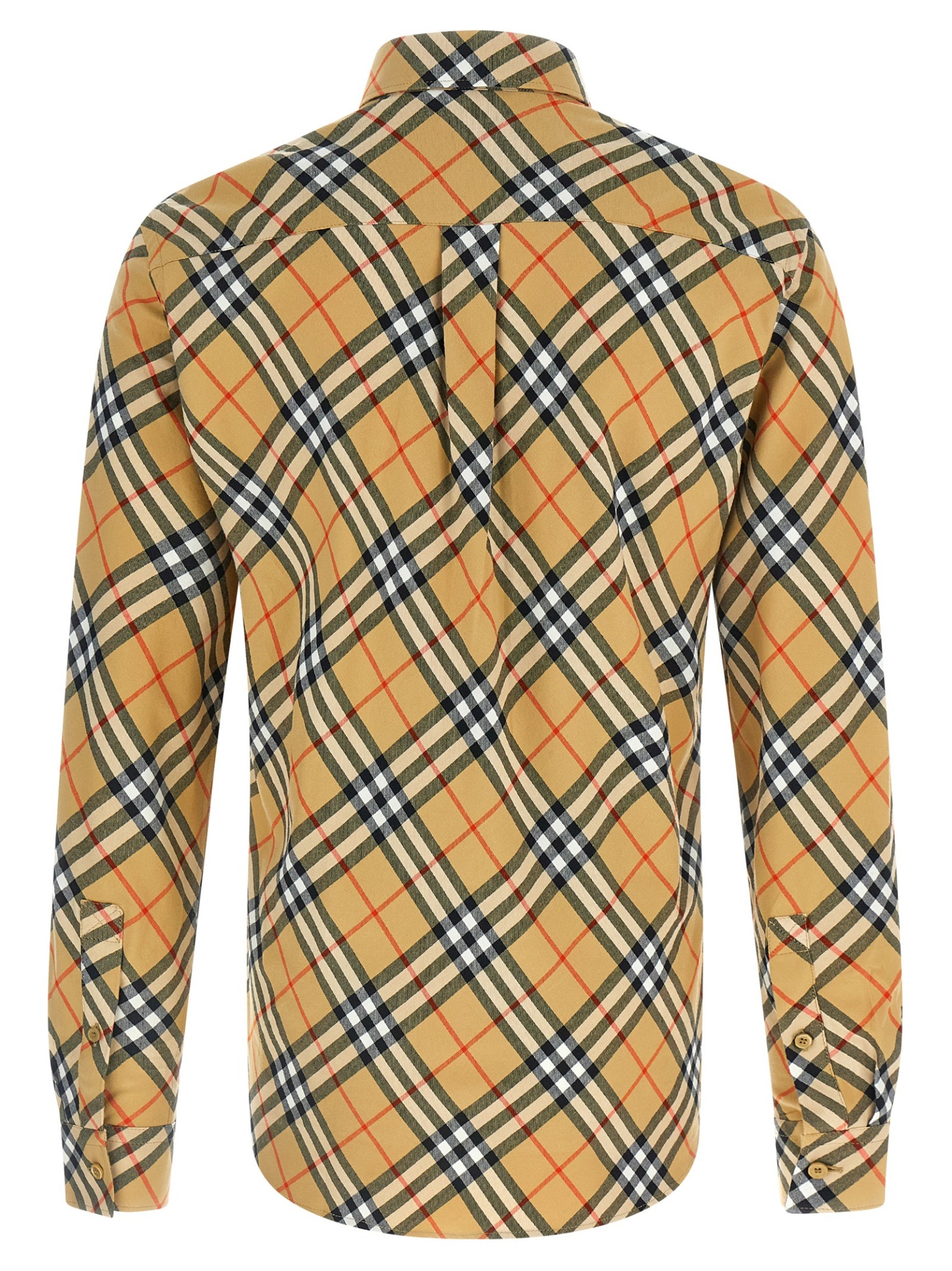 [Burberry] Shirts Long Sleeve FW25 8115497SANDIPCHECK