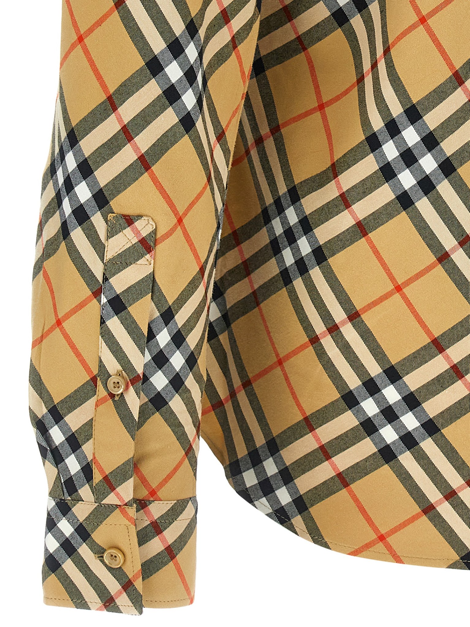[Burberry] Shirts Long Sleeve FW25 8115497SANDIPCHECK