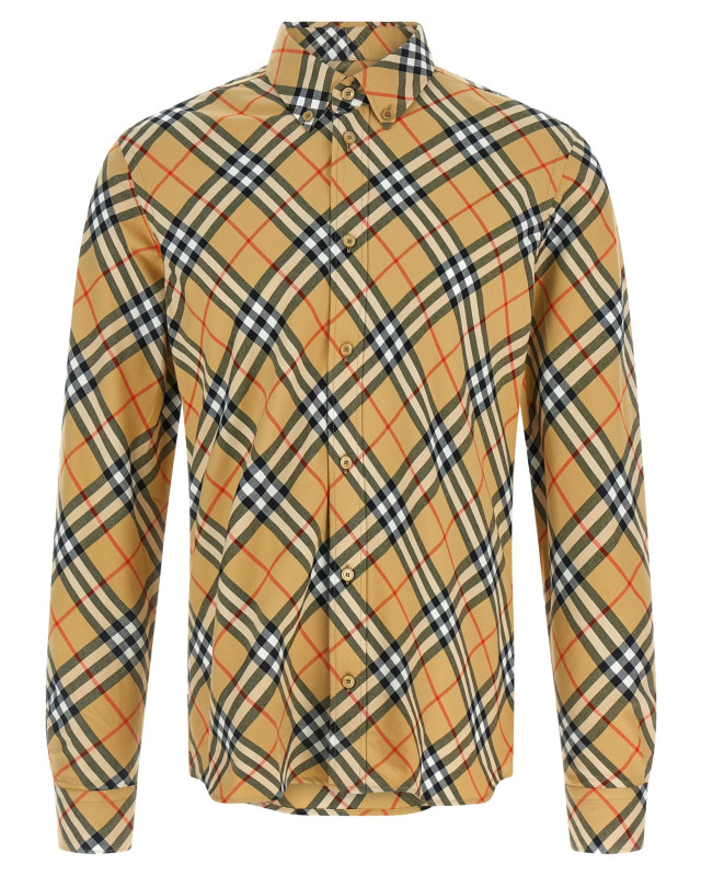 [Burberry] Shirts Long Sleeve FW25 8115497SANDIPCHECK