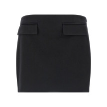 [Ferragamo] Mini skirt FW25 788273NERO