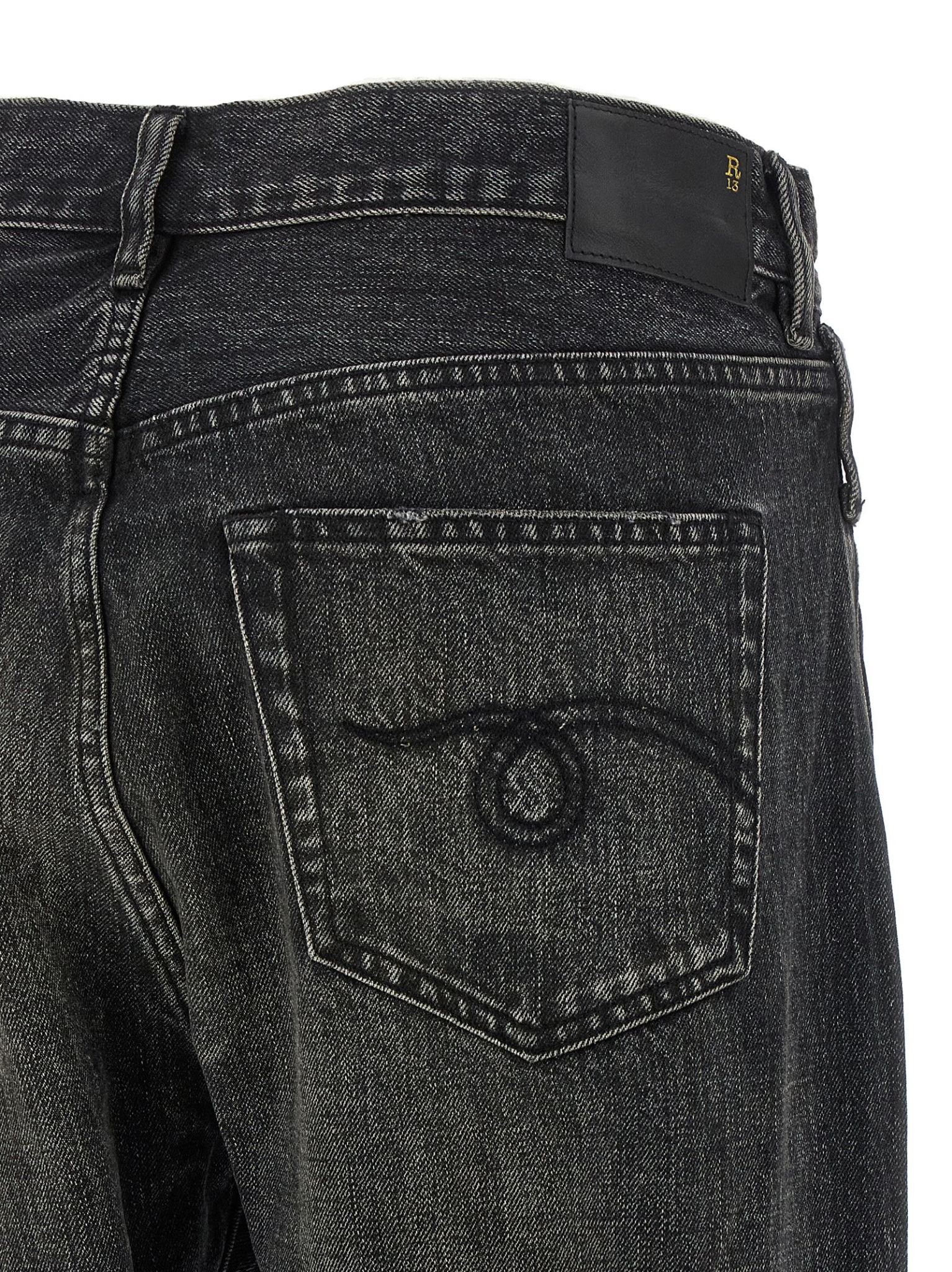 [R13] Jeans FW25 R13W2048D352AASHBURYBLACK