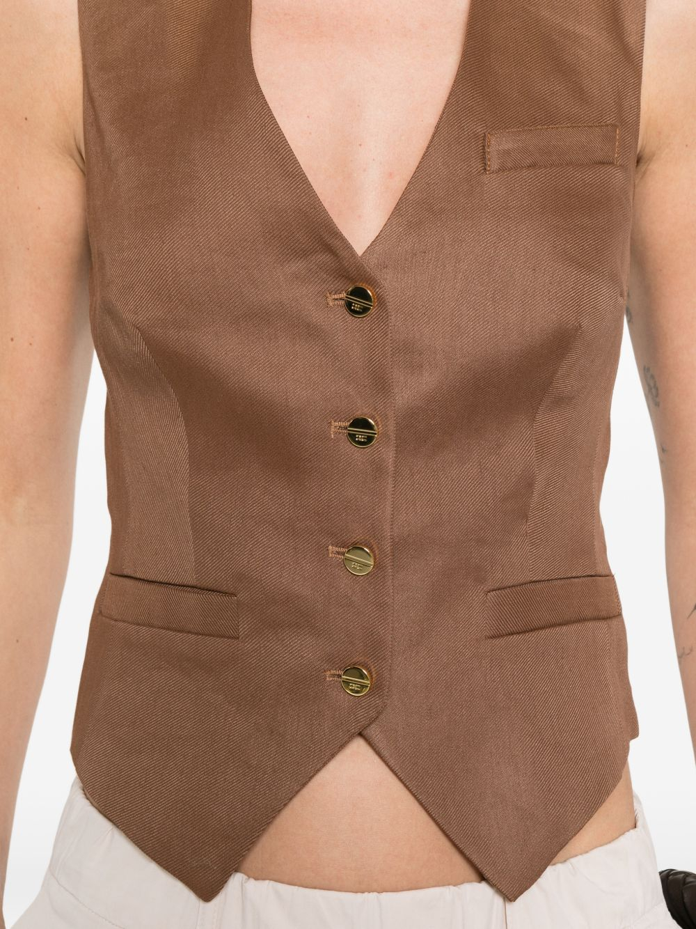 [ELISABETTA FRANCHI] Vest SS26 GL00862E2600