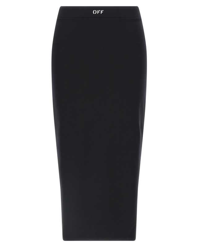 [Off-White] Long skirt FW25 OWCW00PF25JER00110011001