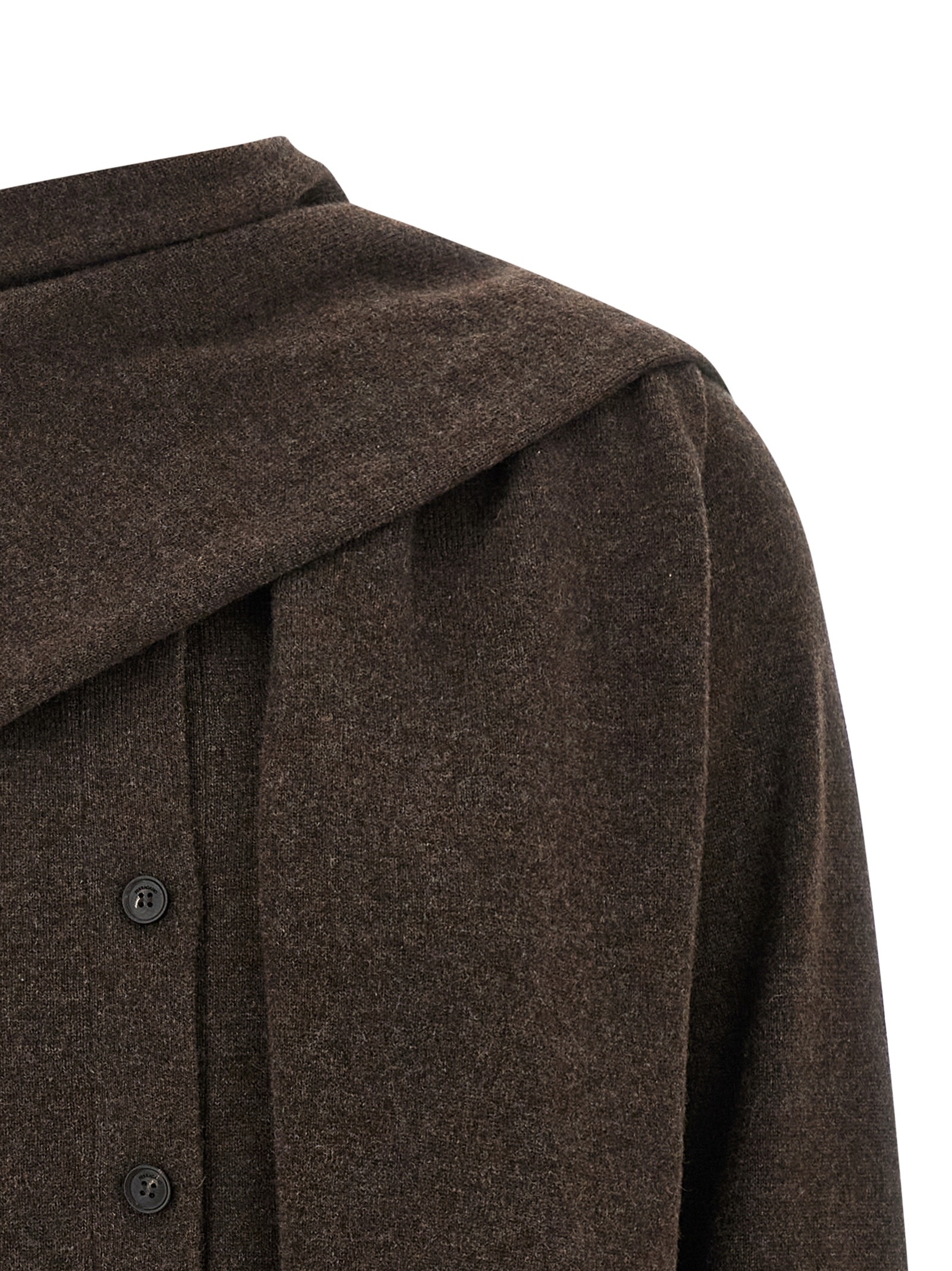 [Ferragamo] Cardigan FW25 785853CLAYMELANGE