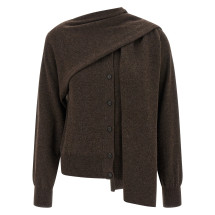 [Ferragamo] Cardigan FW25 785853CLAYMELANGE
