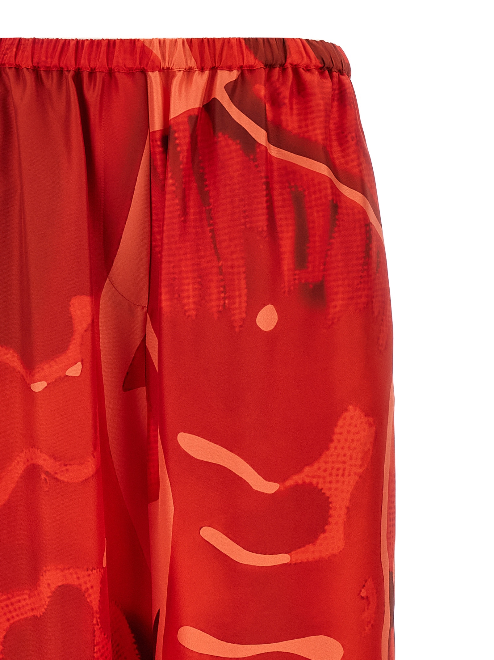 [Ferragamo] Trousers FW25 783412CORALNEWRED