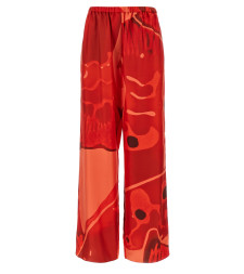 [Ferragamo] Trousers FW25 783412CORALNEWRED
