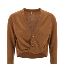 [R13] Cardigan FW25 R13WY299Y141ALIGHTBROWN