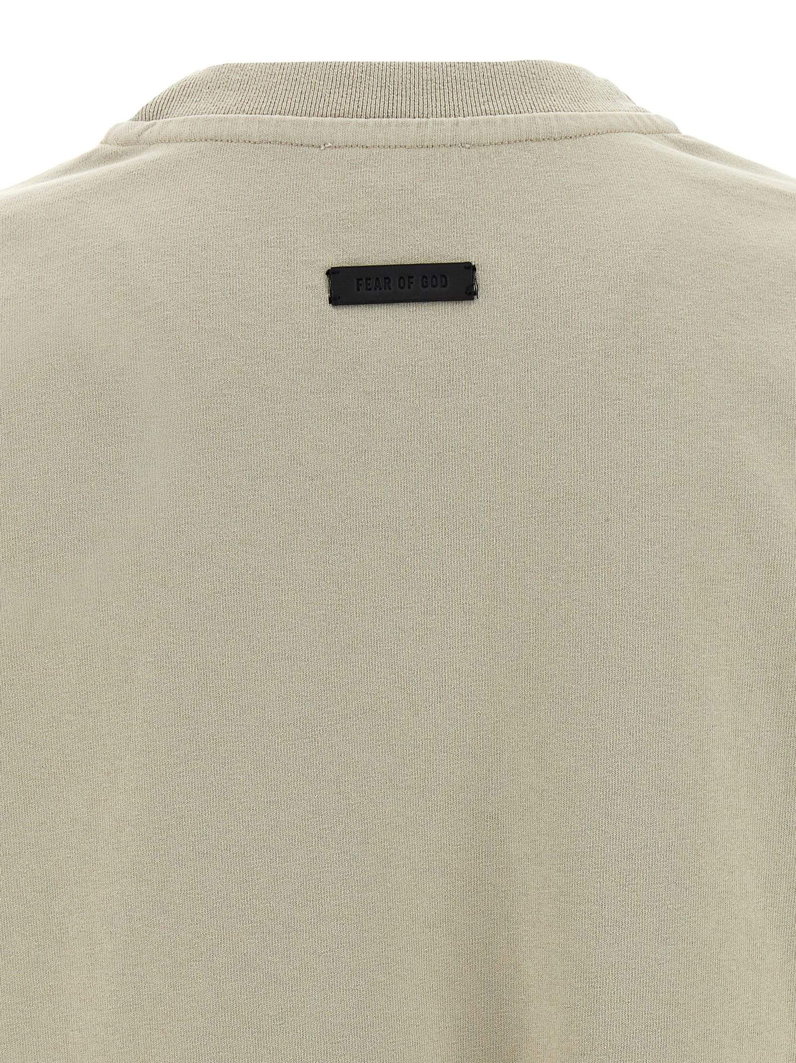 [Fear of God] T-shirts Long Sleeve SS25 FGE2505111HWJDOVEGREY