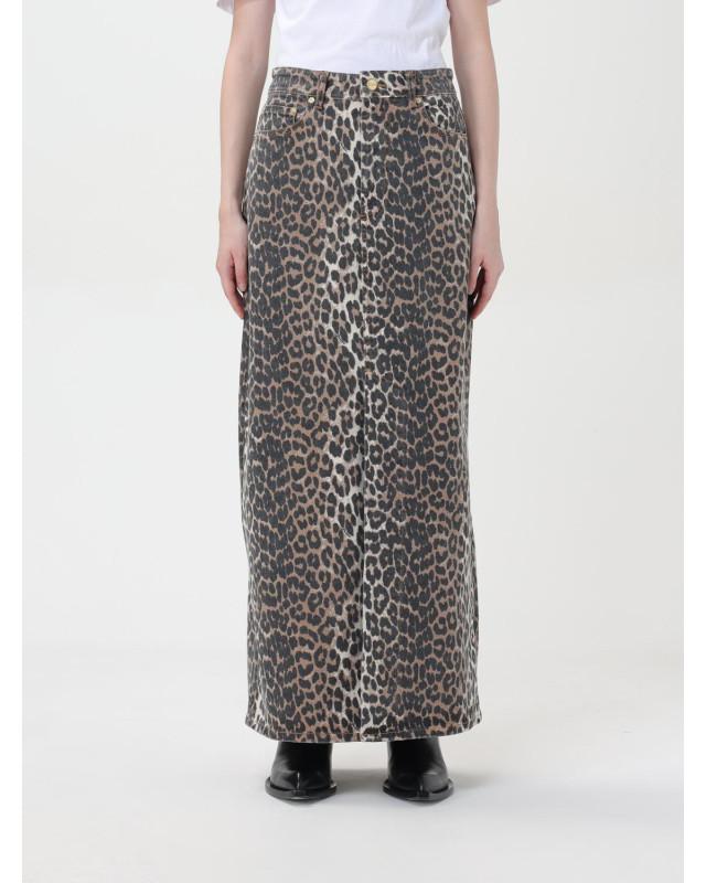[GANNI] Long skirt FW25 J1445 943