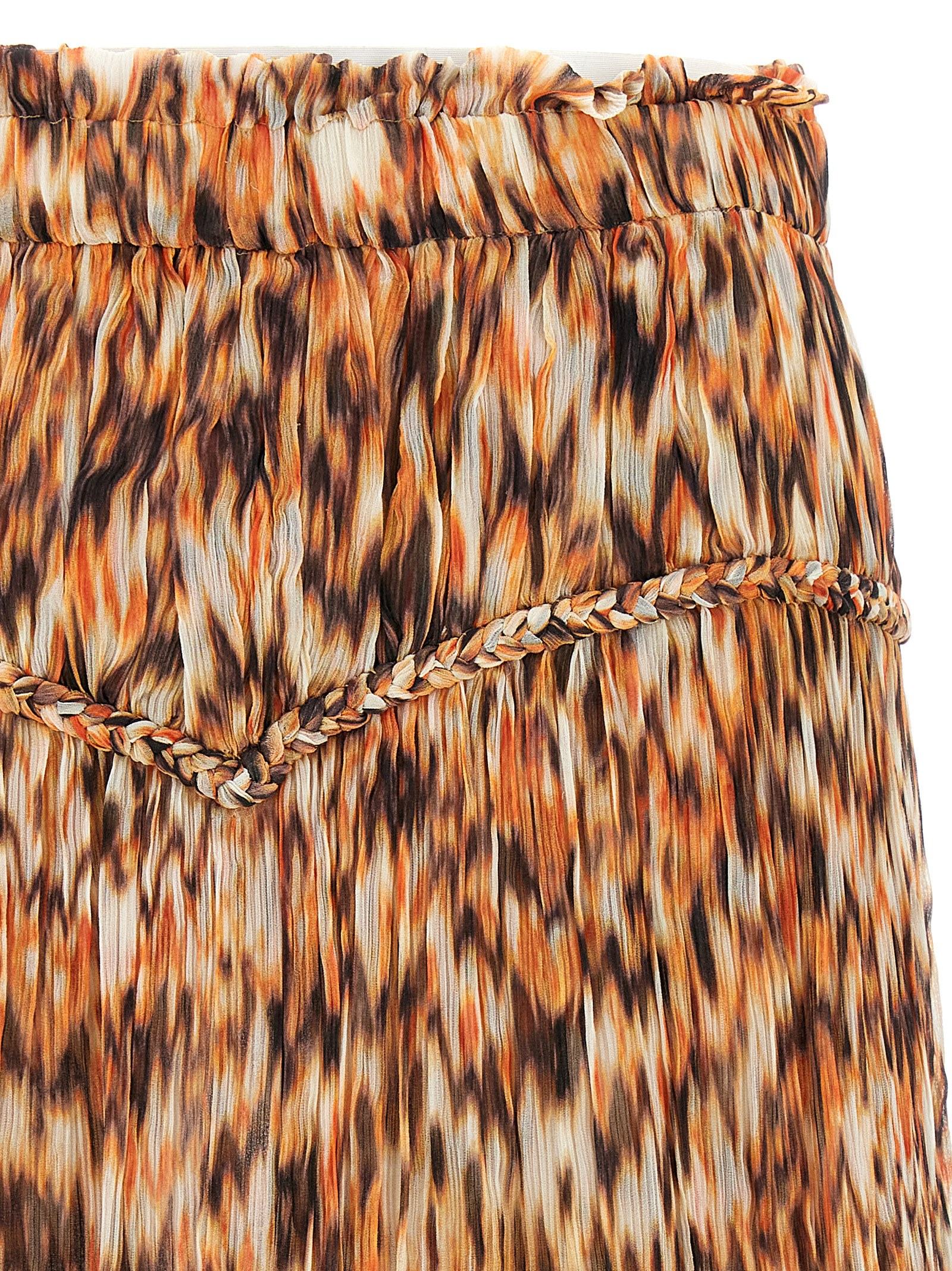 [Isabel Marant] Mini skirt SS25 JU0357FAC2J05I11OR