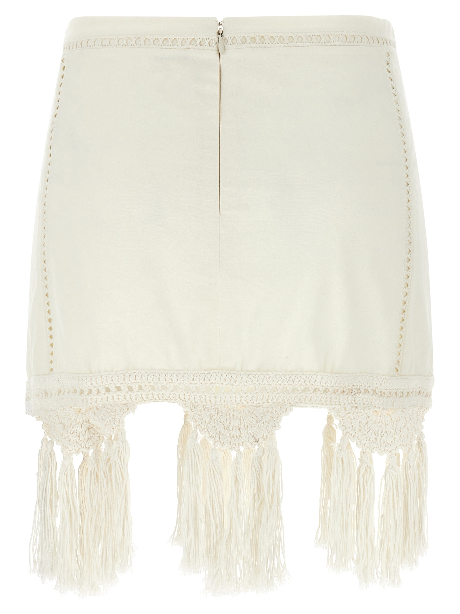 [Isabel Marant] Mini skirt SS25 JU0325FAC1J12I20WH