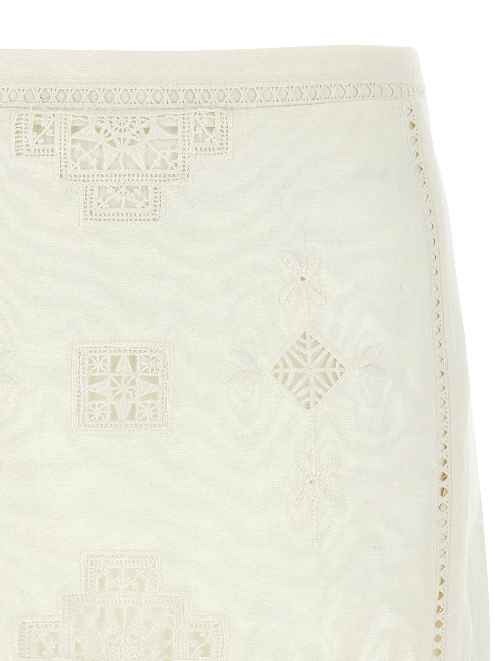 [Isabel Marant] Mini skirt SS25 JU0325FAC1J12I20WH