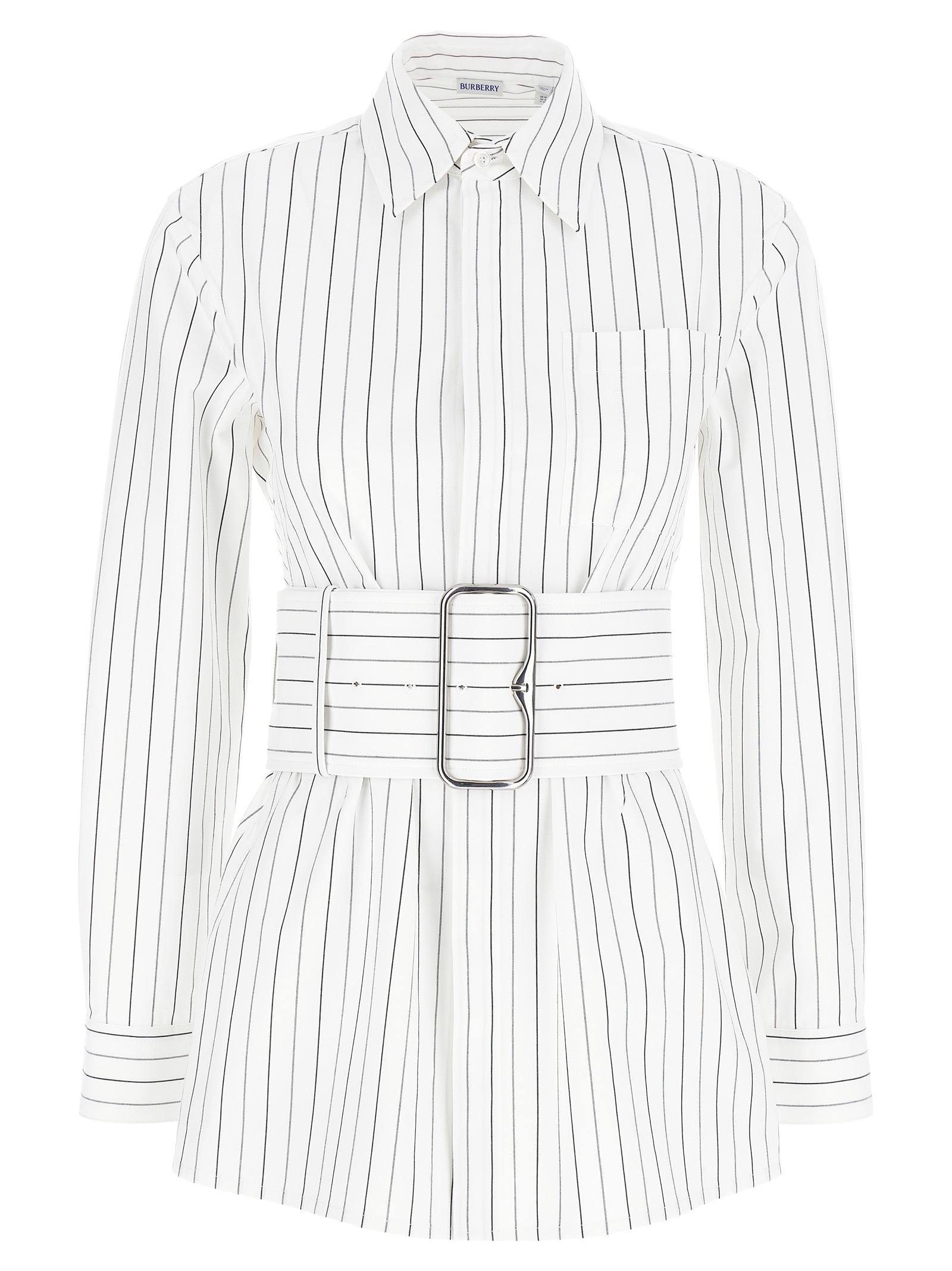 [Burberry] Shirts Long Sleeve SS25 8103514STRINGCOAL